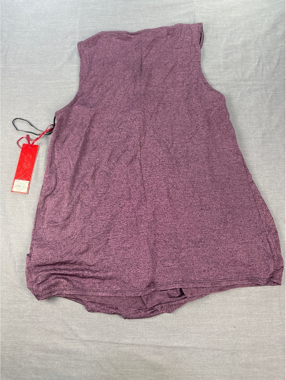 Jennifer Lopez Women Sleeveless Top Medium Purple Rayon Polyester Spandex NWT - Picture 8 of 8
